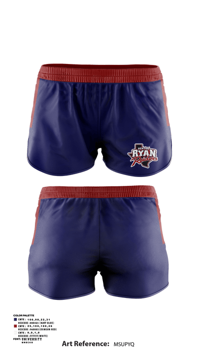 Billy Ryan High School Track 38473879 Ranger Panties - 1