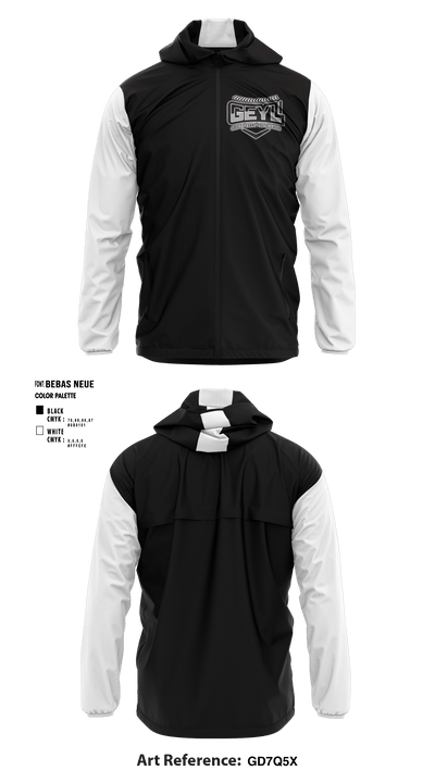 Greeley Evans Youth League 41780864 Windbreaker - 1