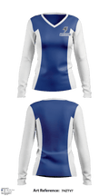 Appleton North High School Cheer 53484450 Women's Long Sleeve V-neck Shirt - 1