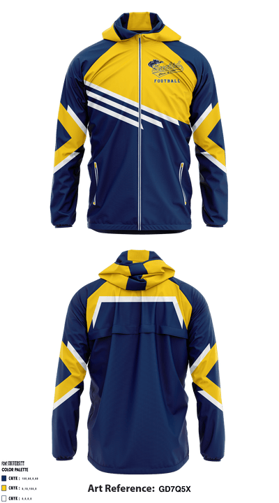 Euclid High School Football 24755391 Windbreaker - 1
