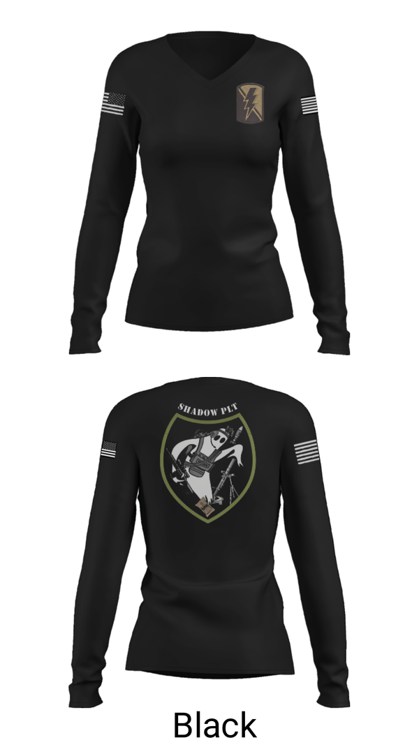 Women's Long Sleeve Vneck Shirt, , Army, Teamtime, Team time, sublimation, custom sports apparel, team uniforms, spirit wear, spiritwear, sports uniforms, custom shirts, team store, custom team store, fundraiser sports, apparel fundraiser