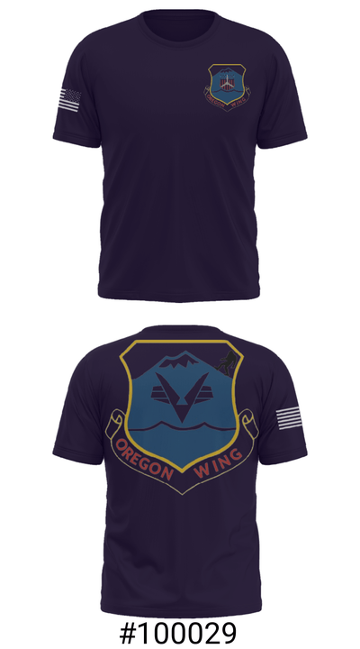 Oregon Wing CAP 9420662 Short Sleeve Performance Shirt - 31