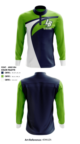 Quarter Zip Jacket, Lucy Garrett Beckham High School Swimming, School Spirit Store, Teamtime, Team time, sublimation, custom sports apparel, team uniforms, spirit wear, spiritwear, sports uniforms, custom shirts, team store, custom team store, fundraiser sports, apparel fundraiser