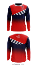 Saugerties Outlaws Youth Football 64678196 Long Sleeve Performance Shirt - 1