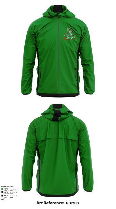 Raptors 64901474 Windbreaker - 1
