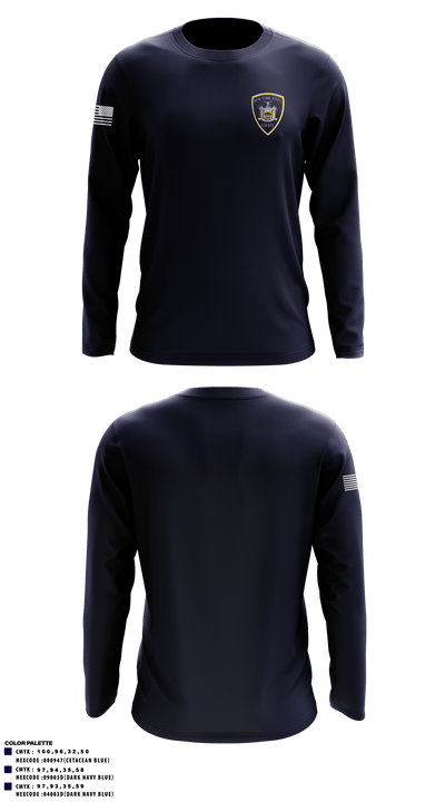 NYS Courts 10687750 Long Sleeve Performance Shirt - 2