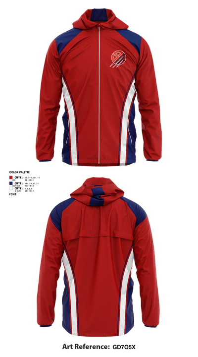 South Dakaota Amature Baseball 73172844 Windbreaker - 1