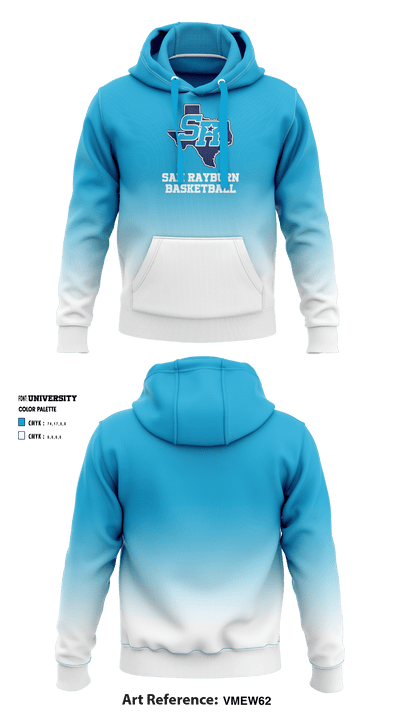Sam Rayburn High School Basketball 55043972 Hoodie - 1