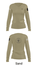 435 ALCS 64373695 Women's Long Sleeve V-neck Shirt - 42