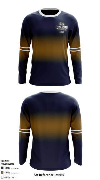 Long Sleeve Performance Shirt, Delano High School Golf, Golf, Teamtime, Team time, sublimation, custom sports apparel, team uniforms, spirit wear, spiritwear, sports uniforms, custom shirts, team store, custom team store, fundraiser sports, apparel fundraiser