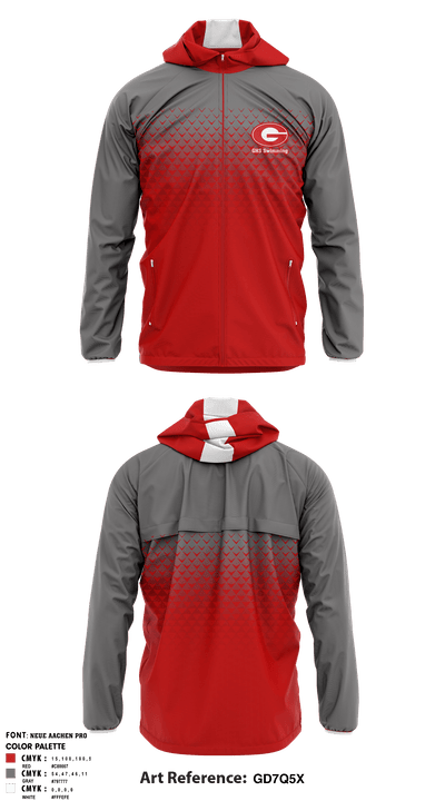 GHS Swimming 23738649 Windbreaker - 1
