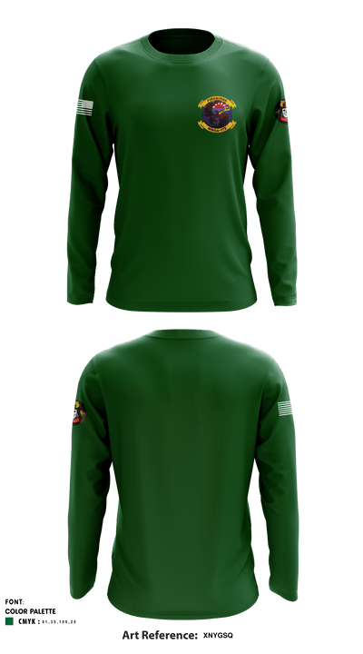 MWSS-172 Motor Transportation Platoon 13002549 Long Sleeve Performance Shirt - 1