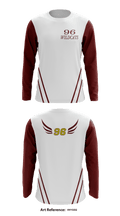 Ninety Six high school track and field 9377994 Long Sleeve Performance Shirt - 3