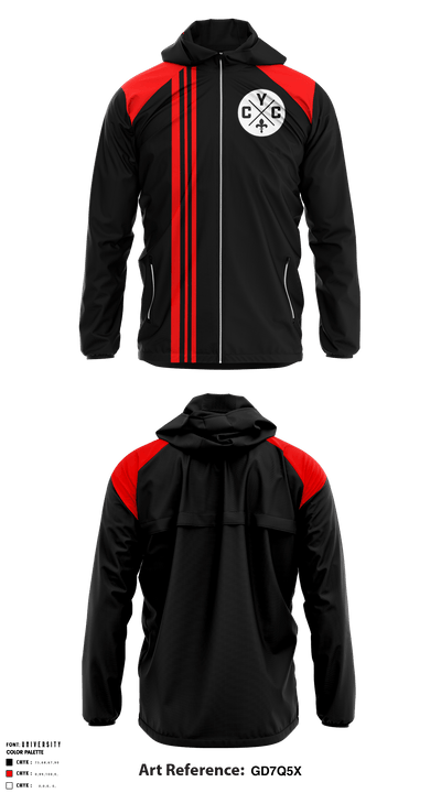 Catholic Youth Council (CYC) Sports 86780394 Windbreaker - 1