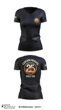 AFRD Company 25 95984984 Women's Short Sleeve V-neck Shirt - 3