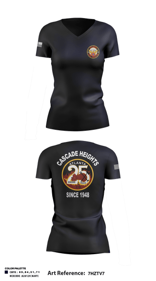 Women's Short Sleeve Vneck Shirt, , Fire Department, Teamtime, Team time, sublimation, custom sports apparel, team uniforms, spirit wear, spiritwear, sports uniforms, custom shirts, team store, custom team store, fundraiser sports, apparel fundraiser