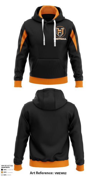 Hoover Bucs Youth Football and Cheerleading 10637219 Hoodie - 1