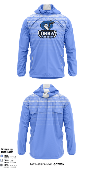Cane Bay High School Dance 70164612 Windbreaker - 1