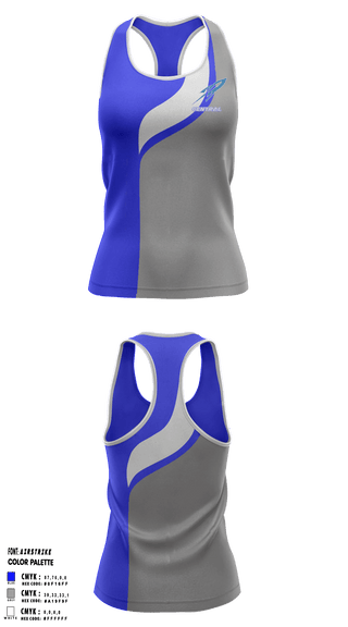 Women's Track Singlet, Central High School (Burlington), Track & Field, Teamtime, Team time, sublimation, custom sports apparel, team uniforms, spirit wear, spiritwear, sports uniforms, custom shirts, team store, custom team store, fundraiser sports, apparel fundraiser