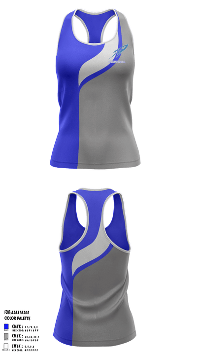 Central High School 54866943 Women's Track Singlet - 1