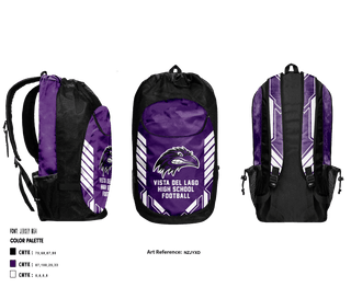 Gear Bag, Vista Del Lago High School Football, Football, Teamtime, Team time, sublimation, custom sports apparel, team uniforms, spirit wear, spiritwear, sports uniforms, custom shirts, team store, custom team store, fundraiser sports, apparel fundraiser