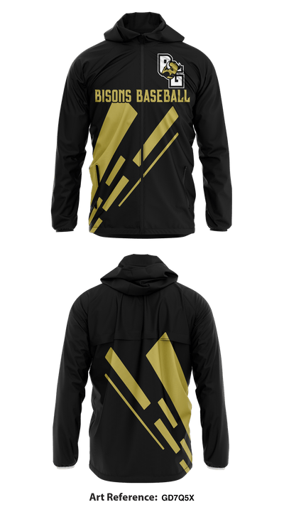 Bisons Baseball 73460603 Windbreaker - 1