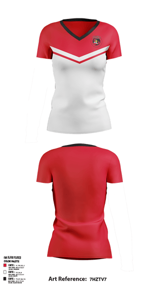 Women's Short Sleeve Vneck Shirt, Otis Elementary School, School Spirit Store, Teamtime, Team time, sublimation, custom sports apparel, team uniforms, spirit wear, spiritwear, sports uniforms, custom shirts, team store, custom team store, fundraiser sports, apparel fundraiser