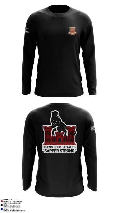 178th EN BN 26721135 Long Sleeve Performance Shirt - 8