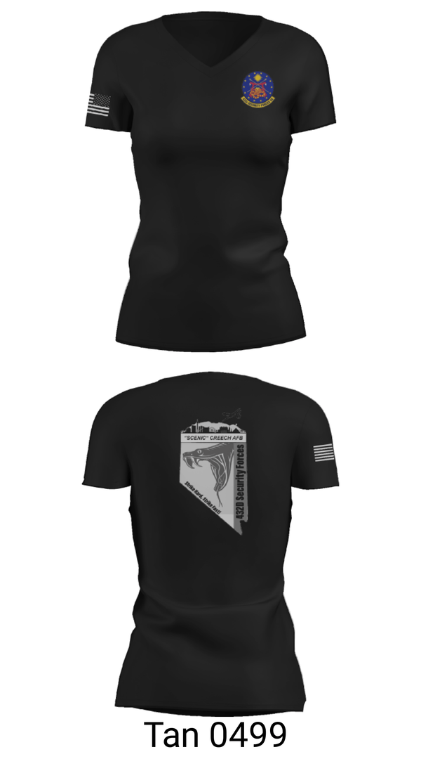 Women's Short Sleeve Vneck Shirt, , Air Force, Teamtime, Team time, sublimation, custom sports apparel, team uniforms, spirit wear, spiritwear, sports uniforms, custom shirts, team store, custom team store, fundraiser sports, apparel fundraiser