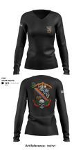 B CO 1-69th IN 22513555 Women's Long Sleeve V-neck Shirt - 8