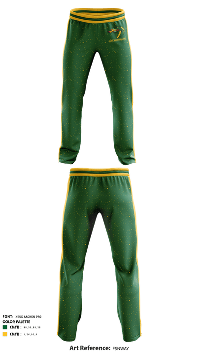 Paris Junior College Cheer 60075249 Sweatpants - 1