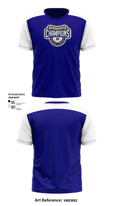 Building Champions Baseball Academy-club 83014536 Short Sleeve Performance Shirt - 1