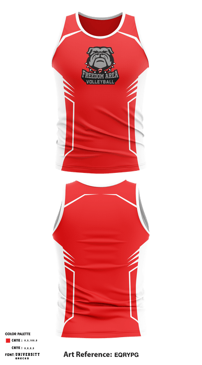 Freedom Area High School Volleyball 30265976 Tank Top - 1