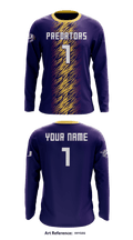 San Antonio Predators 16651278 Long Sleeve Performance Shirt - 7