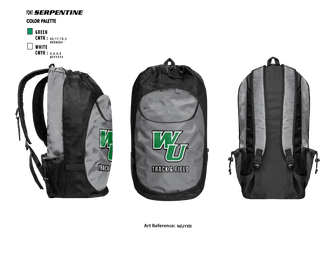 Gear Bag, Wilmington University Track, Track & Field, Teamtime, Team time, sublimation, custom sports apparel, team uniforms, spirit wear, spiritwear, sports uniforms, custom shirts, team store, custom team store, fundraiser sports, apparel fundraiser