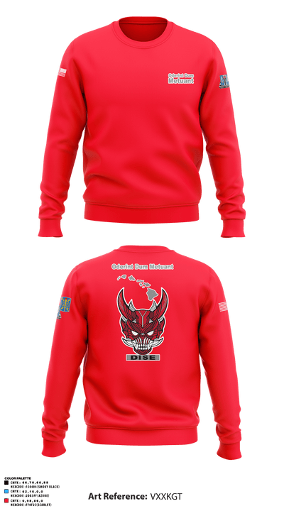205th MI BN DISE 96750287 Crew Neck Sweatshirt - 3