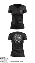 3rd Battalion 7th Special Forces 91143521 Women's Short Sleeve V-neck Shirt - 1