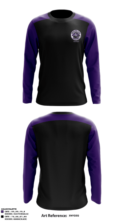 Vista Del Lago High School Golf 67197947 Long Sleeve Performance Shirt - 2