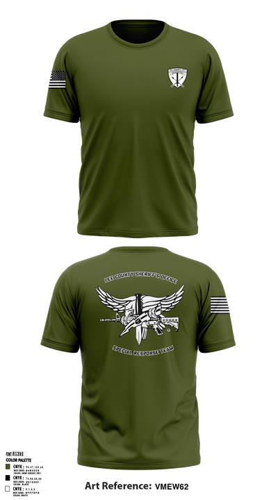 LCSO Special Response Team 90954535 Short Sleeve Performance Shirt - 1