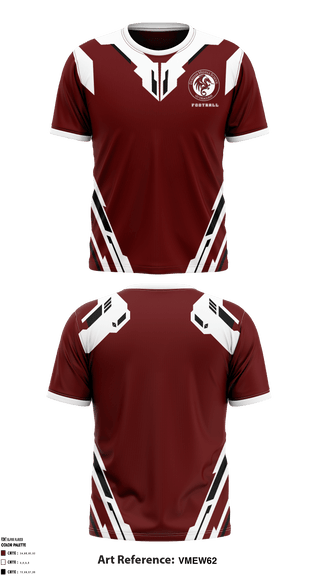 Short Sleeve Performance Shirt, Durham Middle School Football, Football, Teamtime, Team time, sublimation, custom sports apparel, team uniforms, spirit wear, spiritwear, sports uniforms, custom shirts, team store, custom team store, fundraiser sports, apparel fundraiser