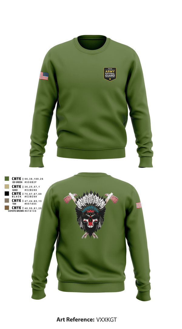 Crew Neck Sweatshirt, , Army, Teamtime, Team time, sublimation, custom sports apparel, team uniforms, spirit wear, spiritwear, sports uniforms, custom shirts, team store, custom team store, fundraiser sports, apparel fundraiser