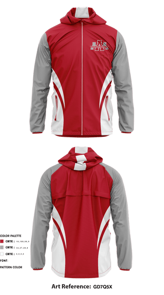 Windbreaker, Archer Athletic Association, School Spirit Store, Teamtime, Team time, sublimation, custom sports apparel, team uniforms, spirit wear, spiritwear, sports uniforms, custom shirts, team store, custom team store, fundraiser sports, apparel fundraiser