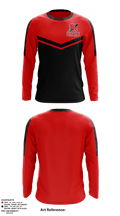 Slippery Rock Area High School Track 33849754 Long Sleeve Performance Shirt - 1