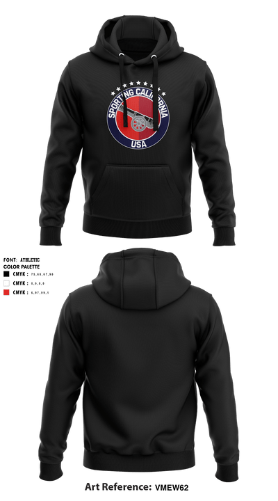 Sporting California USA 92365045 Hoodie - 3