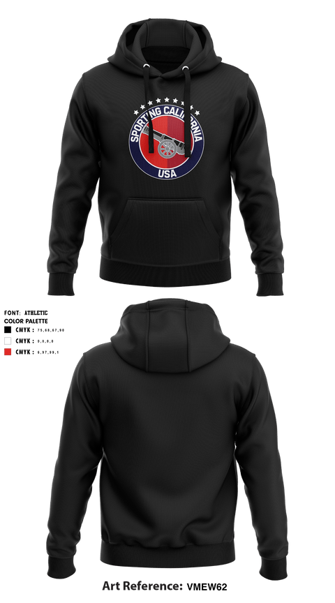 Hoodie, Sporting California USA, Men's Soccer, Teamtime, Team time, sublimation, custom sports apparel, team uniforms, spirit wear, spiritwear, sports uniforms, custom shirts, team store, custom team store, fundraiser sports, apparel fundraiser