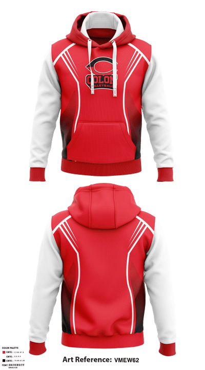 Colon High School Volleyball 83920382 Hoodie - 1