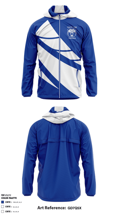 Forest Park High School Football 86634830 Windbreaker - 1