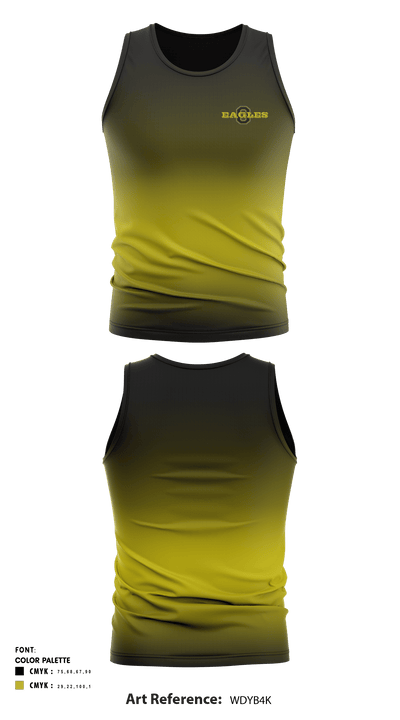 O'Donnell Junior High School Track & Field 85769476 Tank Top - 1