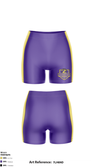 Compression Shorts, Lake Braddock Secondary School Women's Volleyball, Women's Volleyball, Teamtime, Team time, sublimation, custom sports apparel, team uniforms, spirit wear, spiritwear, sports uniforms, custom shirts, team store, custom team store, fundraiser sports, apparel fundraiser