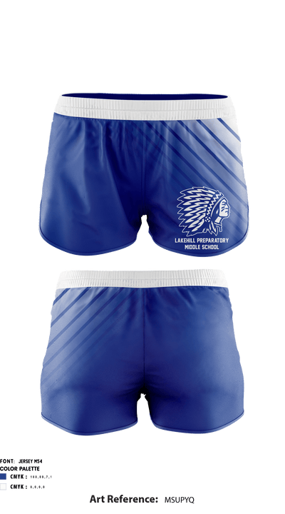 Lakehill Preparatory Middle School Cross Country 25453411 Track Shorts - 1